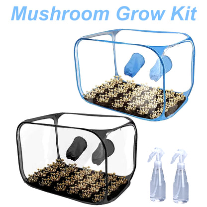 Still Air Box Mushroom Grow Kit Portable Compact Still Air Box Mycology Mushroom Fruiting Chamber Grow Tent for Home Scientists