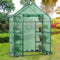 Portable 4 Tier Walk-In Plant Greenhouse with 8 Shelves