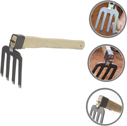 Hoe Garden Tools Weeder Pitch Fork Garden Digging Fork Gardening Sickle Garden Tools for Gardening Truly Cultivator Pickaxe Flor