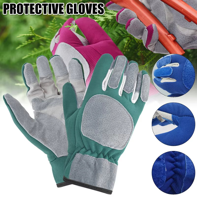 1 Pair Long Gardening Gloves Rose Pruning Thorn Proof Garden Gloves with Long Forearm Protection Gauntlets Home Labor Gloves