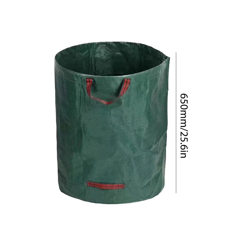 Garden Waste Bag 60L-500L Large Capacity Garden Bag Reusable Waterproof Leaf Sack Storage Collection Container for Garden Yard