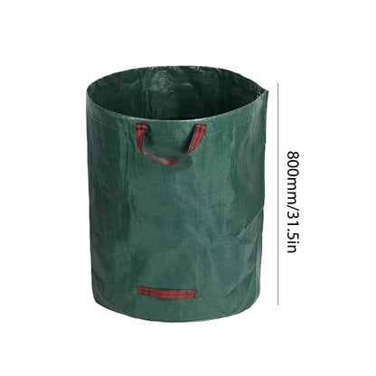 Garden Waste Bag 60L-500L Large Capacity Garden Bag Reusable Waterproof Leaf Sack Storage Collection Container for Garden Yard