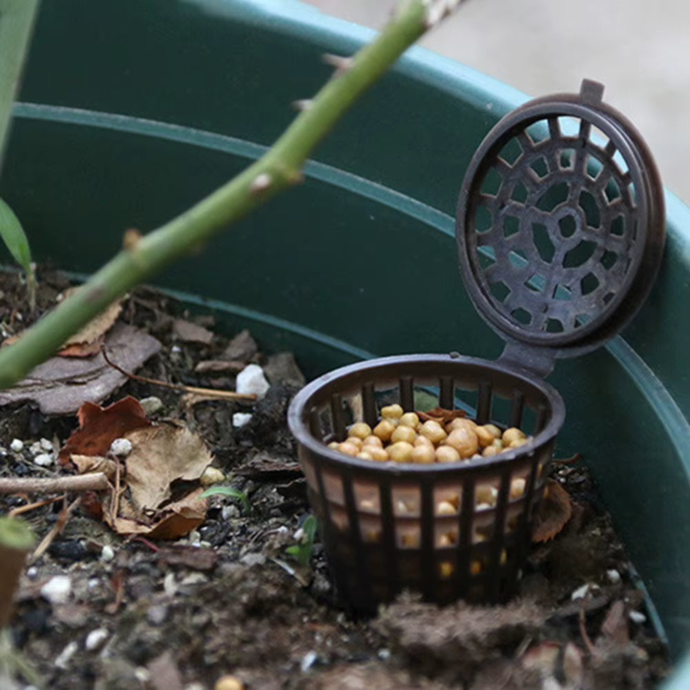 10-50Pcs Fertilizer Basket with Lid Fertilizer Box Case Bonsai Fertilizer Container Easily Carrying Part Eco-Friendly Tools