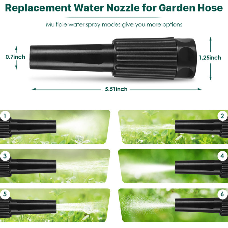 Metal Garden Hose, 100ft Stainless Steel Flexible Water Hose With 10 Adjustable Patterns Spray Nozzle, Heavy Duty Water Pipe , Kink Free , 2 Nozzles