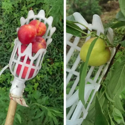 Garden Tools Deep Basket Fruit Picker Head Convenient Fruit Picker Catcher Apple Peach Picking Farm Garden Picking Device