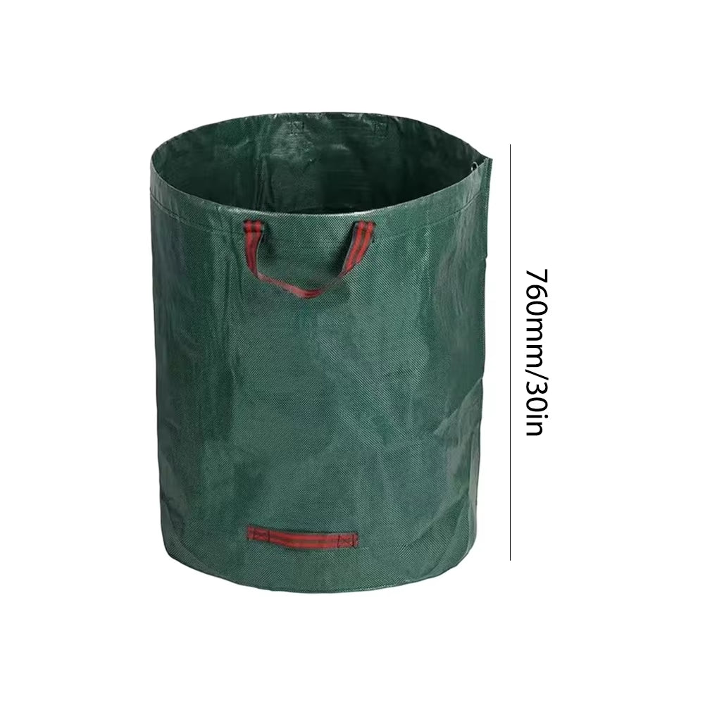 Garden Waste Bag 60L-500L Large Capacity Garden Bag Reusable Waterproof Leaf Sack Storage Collection Container for Garden Yard